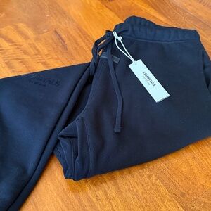 Men's Essentials Fear of God Black Jogger Pants